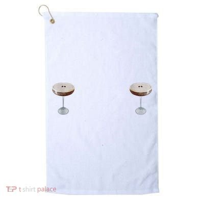 Espresso Martini Graphic Golf Towel