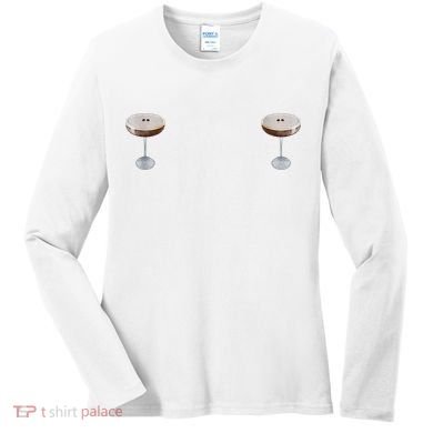 Espresso Martini Graphic Women's Long Sleeve Shirt