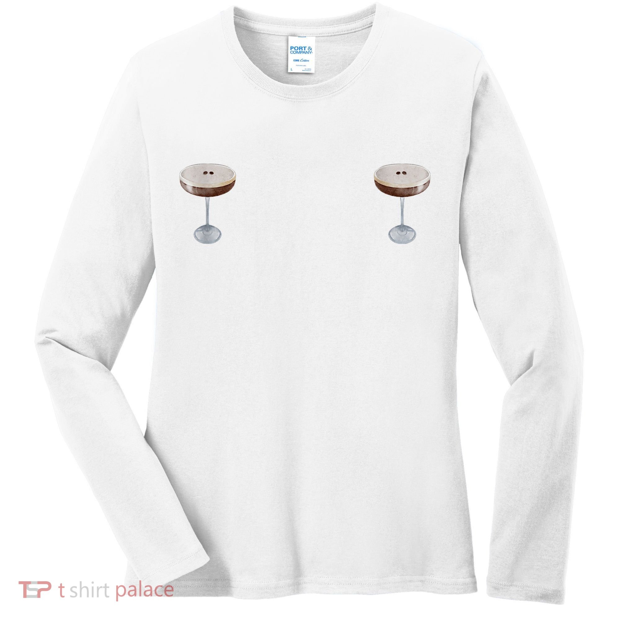 Espresso Martini Graphic Women's Long Sleeve Shirt
