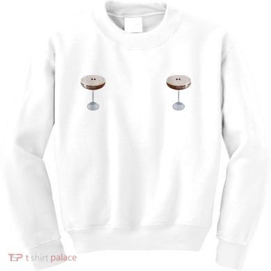 Espresso Martini Graphic Kids Sweatshirt