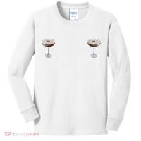 Espresso Martini Graphic Kids Long Sleeve Shirt thumb 0