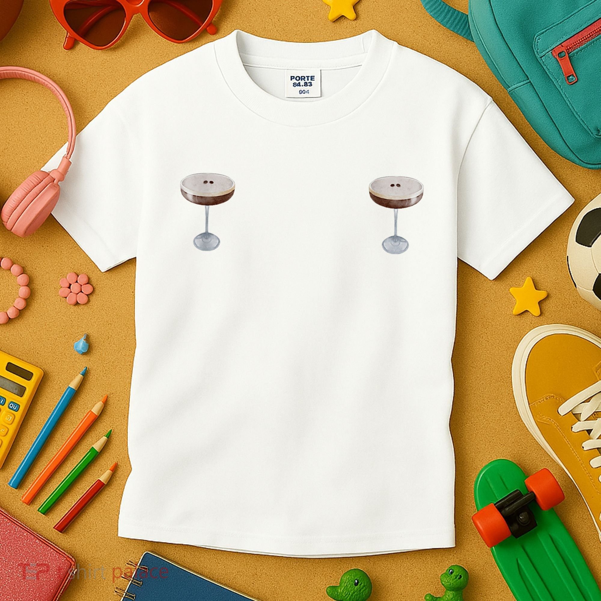 Espresso Martini Graphic Kids T-Shirt