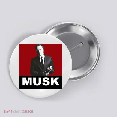 Elon Musk Gift Button