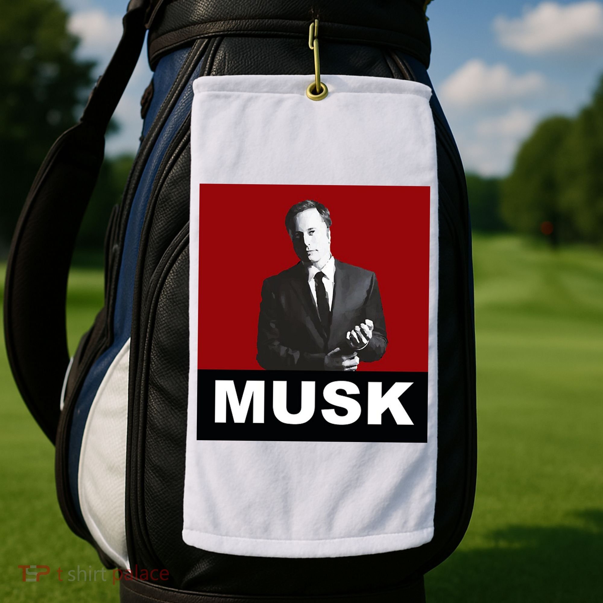 Elon Musk Gift Golf Towel