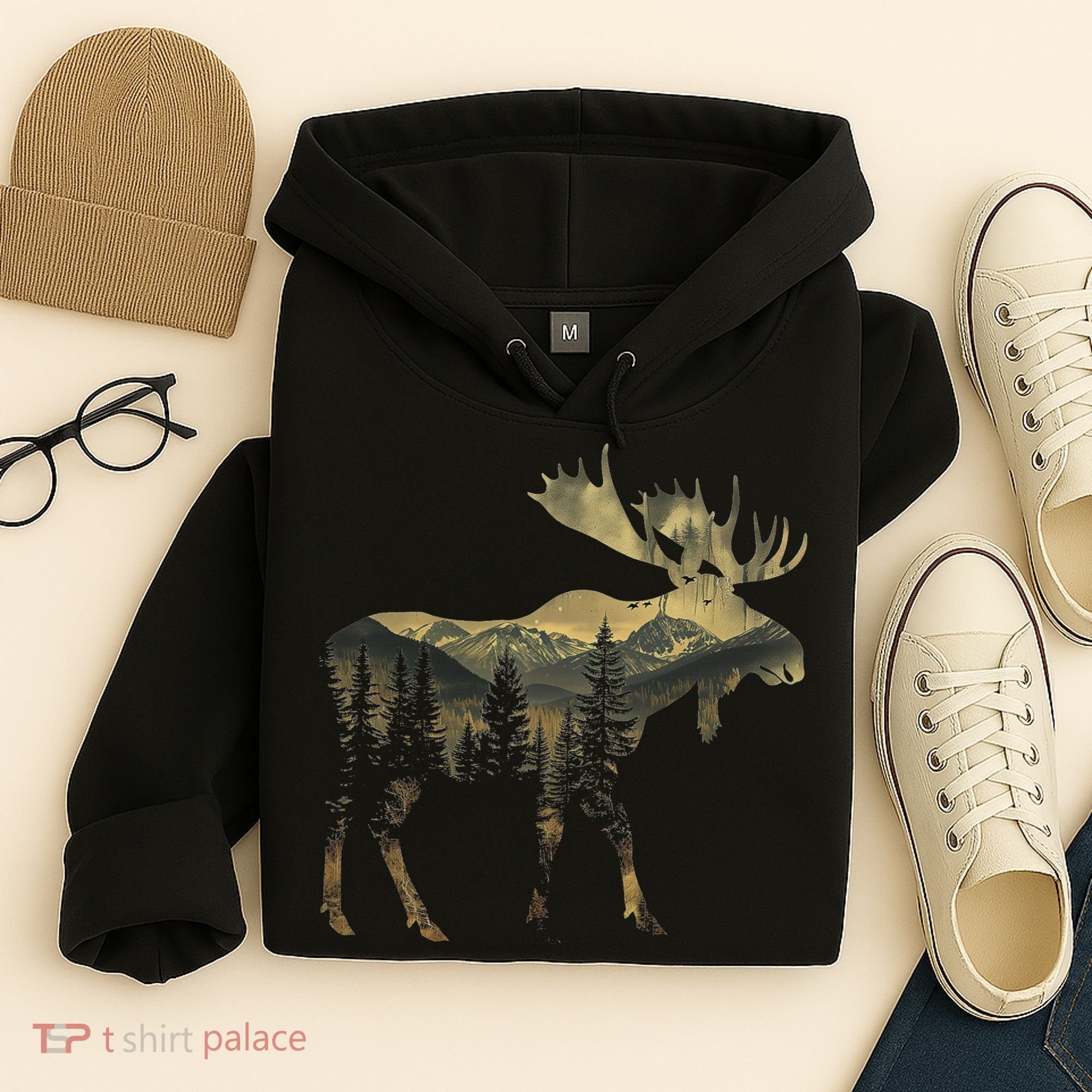 Elk Mountains Hiking Camping Alaska Nature Lovers Hoodie