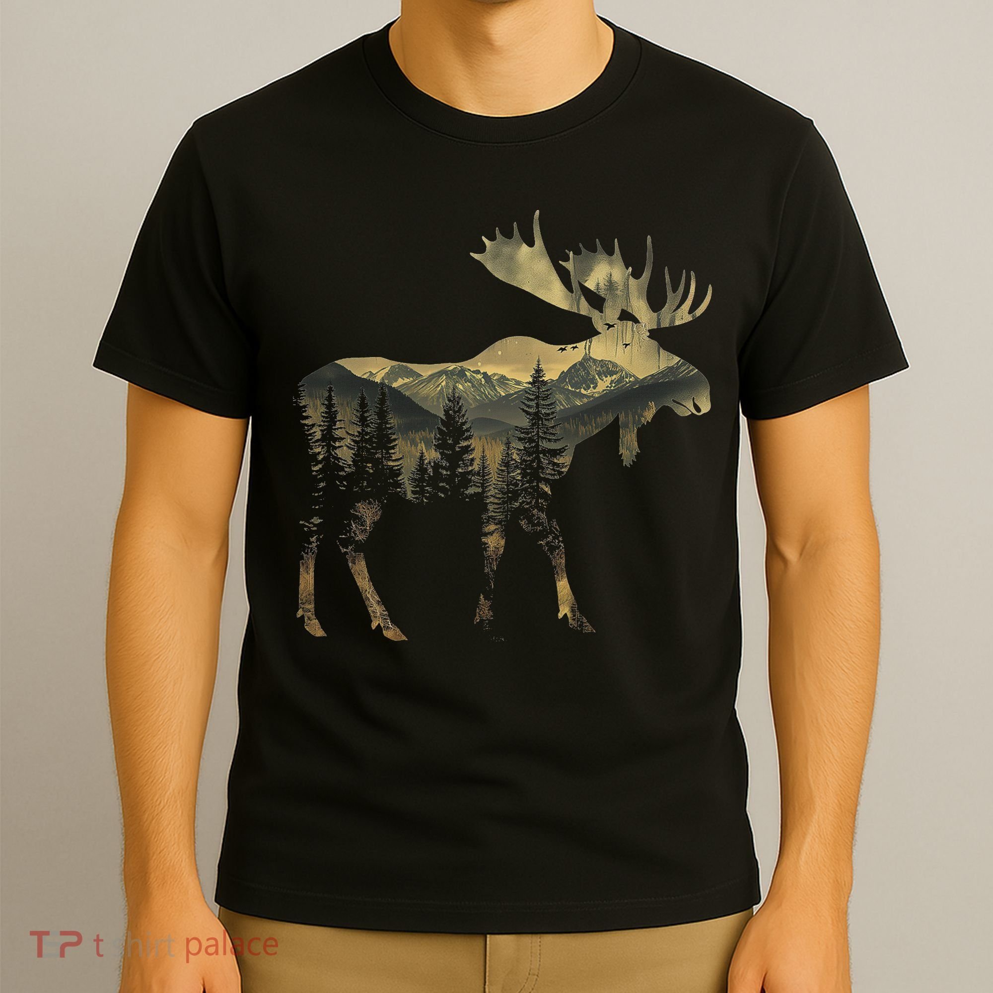 Elk Mountains Hiking Camping Alaska Nature Lovers T-Shirt
