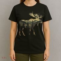 Elk Mountains Hiking Camping Alaska Nature Lovers T-Shirt thumb 4
