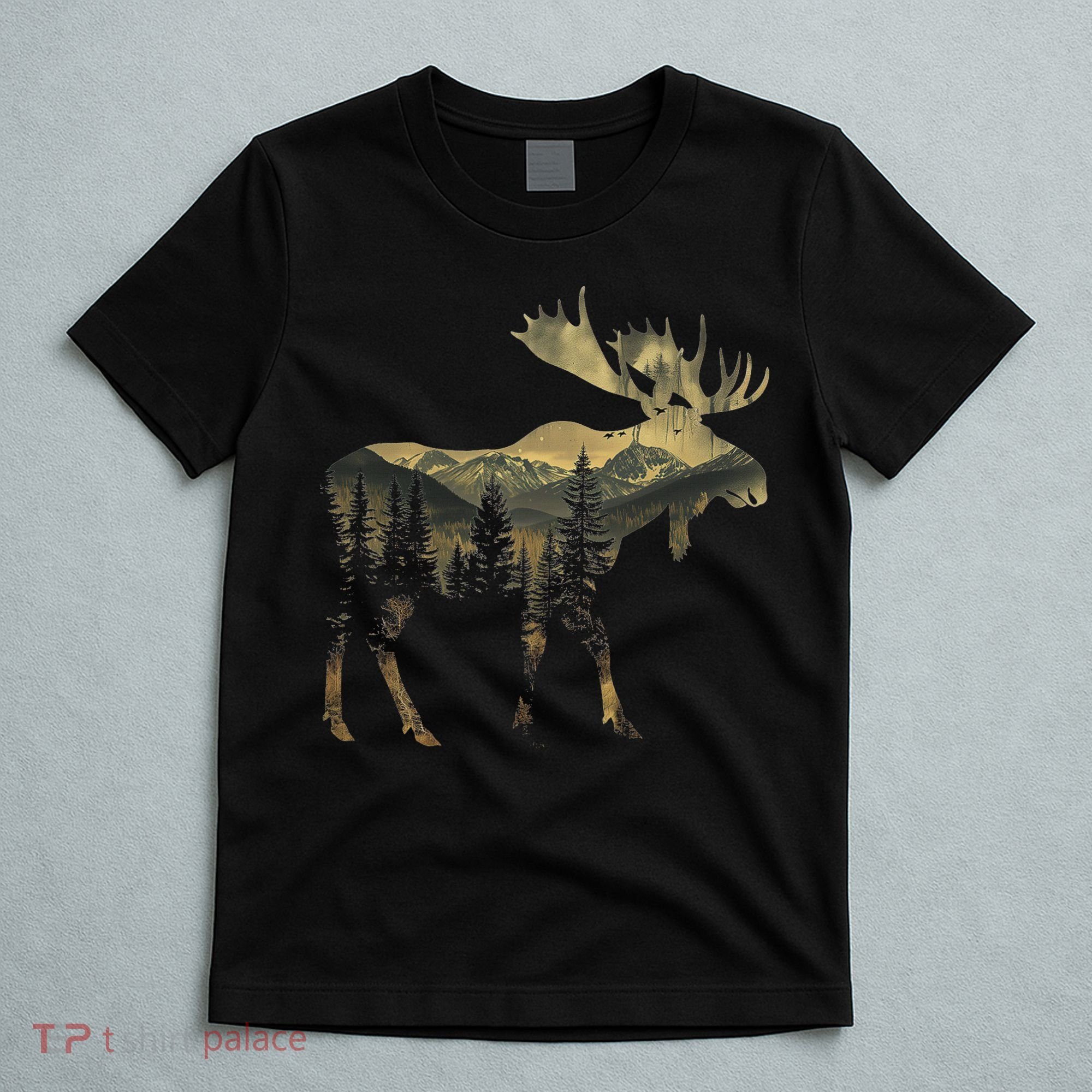 Elk Mountains Hiking Camping Alaska Nature Lovers T-Shirt