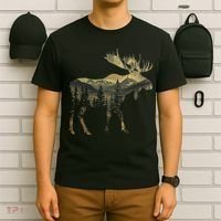 Elk Mountains Hiking Camping Alaska Nature Lovers T-Shirt thumb 6