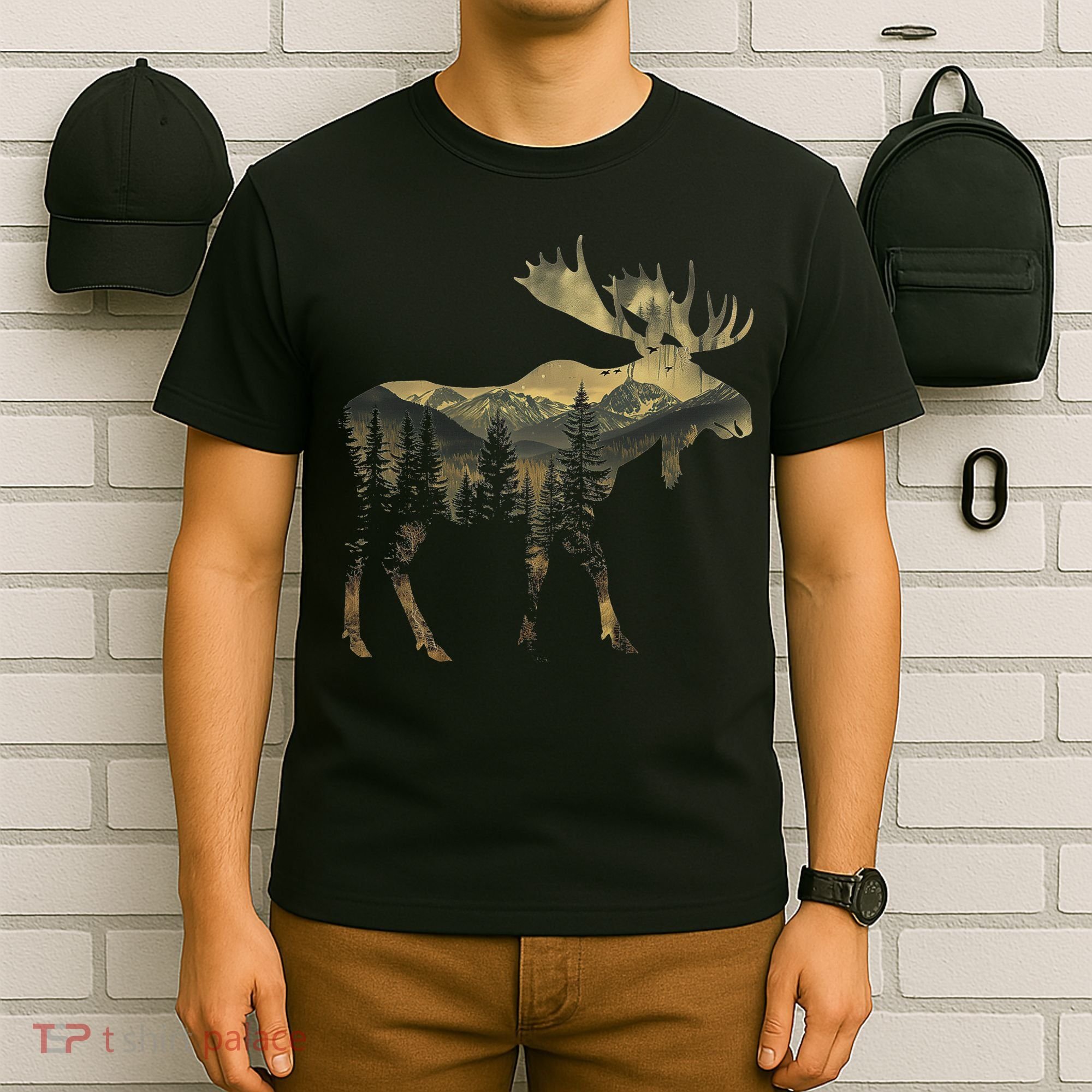 Elk Mountains Hiking Camping Alaska Nature Lovers T-Shirt