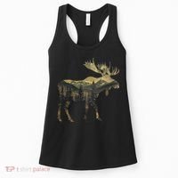 Elk Mountains Hiking Camping Alaska Nature Lovers Women's Tank Top thumb 0