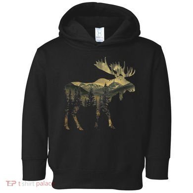 Elk Mountains Hiking Camping Alaska Nature Lovers Toddler Hoodie