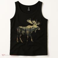 Elk Mountains Hiking Camping Alaska Nature Lovers Tank Top thumb 2