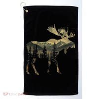 Elk Mountains Hiking Camping Alaska Nature Lovers Golf Towel thumb 0