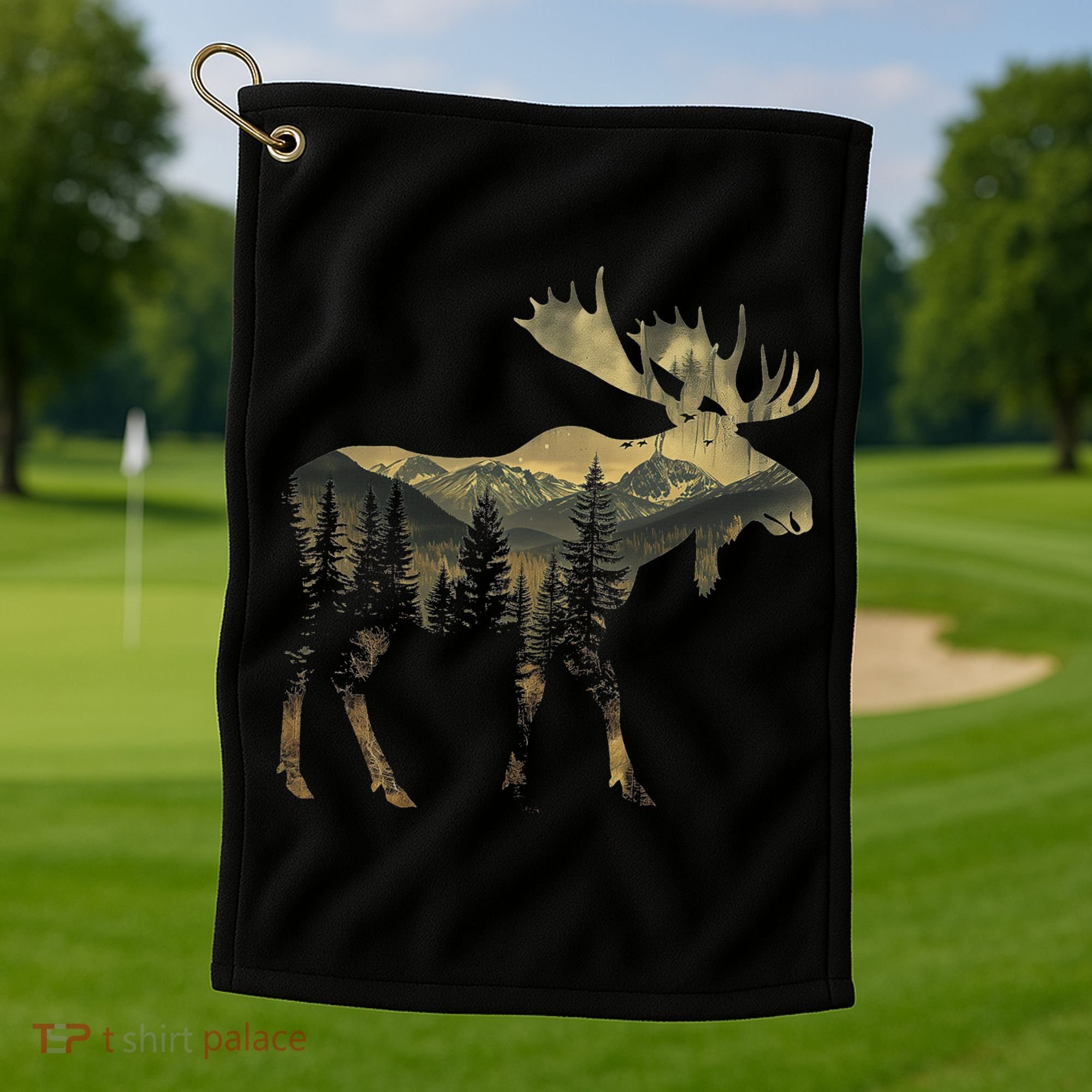 Elk Mountains Hiking Camping Alaska Nature Lovers Golf Towel