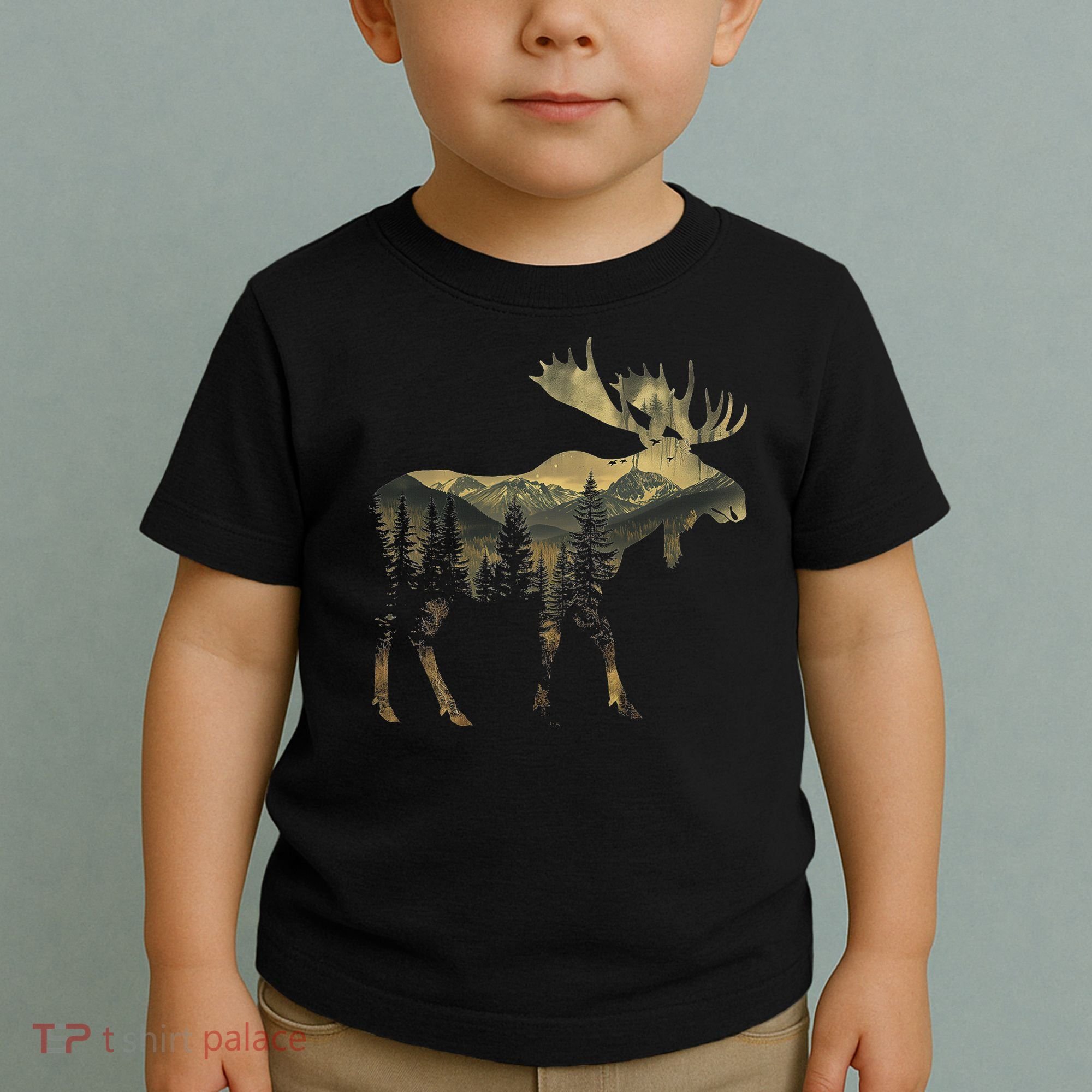 Elk Mountains Hiking Camping Alaska Nature Lovers Toddler T-Shirt
