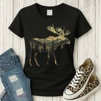 Elk Mountains Hiking Camping Alaska Nature Lovers Women's T-Shirt thumb 3