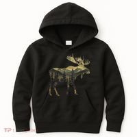Elk Mountains Hiking Camping Alaska Nature Lovers Kids Hoodie thumb 0