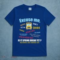 Excuse Me Is It Spring Break Yet? Funny School Bus Driver Cute Gift T-Shirt thumb 5