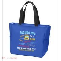 Excuse Me Is It Spring Break Yet? Funny School Bus Driver Cute Gift Tote Bag thumb 3