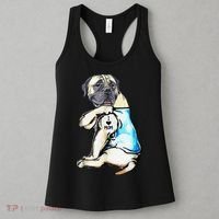 English Mastiff I Love Mom Funny English Mastiff Tattooed Women's Tank Top thumb 3