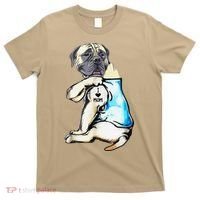 English Mastiff I Love Mom Funny English Mastiff Tattooed T-Shirt thumb 0