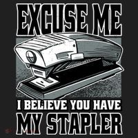 Excuse Me I Believe You Have My Stapler Beanie thumb 2