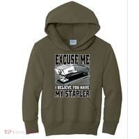 Excuse Me I Believe You Have My Stapler Kids Hoodie thumb 0