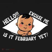 Excuse Me Is It February Yet Pregnancy Pregnant Mom To Be Apron thumb 3