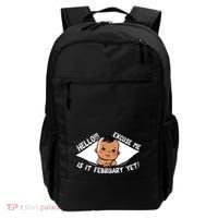 Excuse Me Is It February Yet Pregnancy Pregnant Mom To Be Backpack thumb 0
