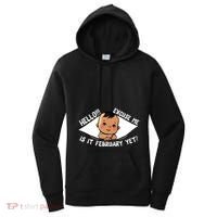Excuse Me Is It February Yet Pregnancy Pregnant Mom To Be Women's Hoodie thumb 0