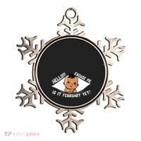 Excuse Me Is It February Yet Pregnancy Pregnant Mom To Be Ornament thumb 0