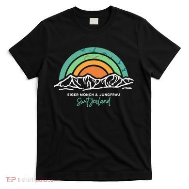 Eiger MöNch Jungfrau Eiger Monk Virgin Mountain Switzerland T-Shirt