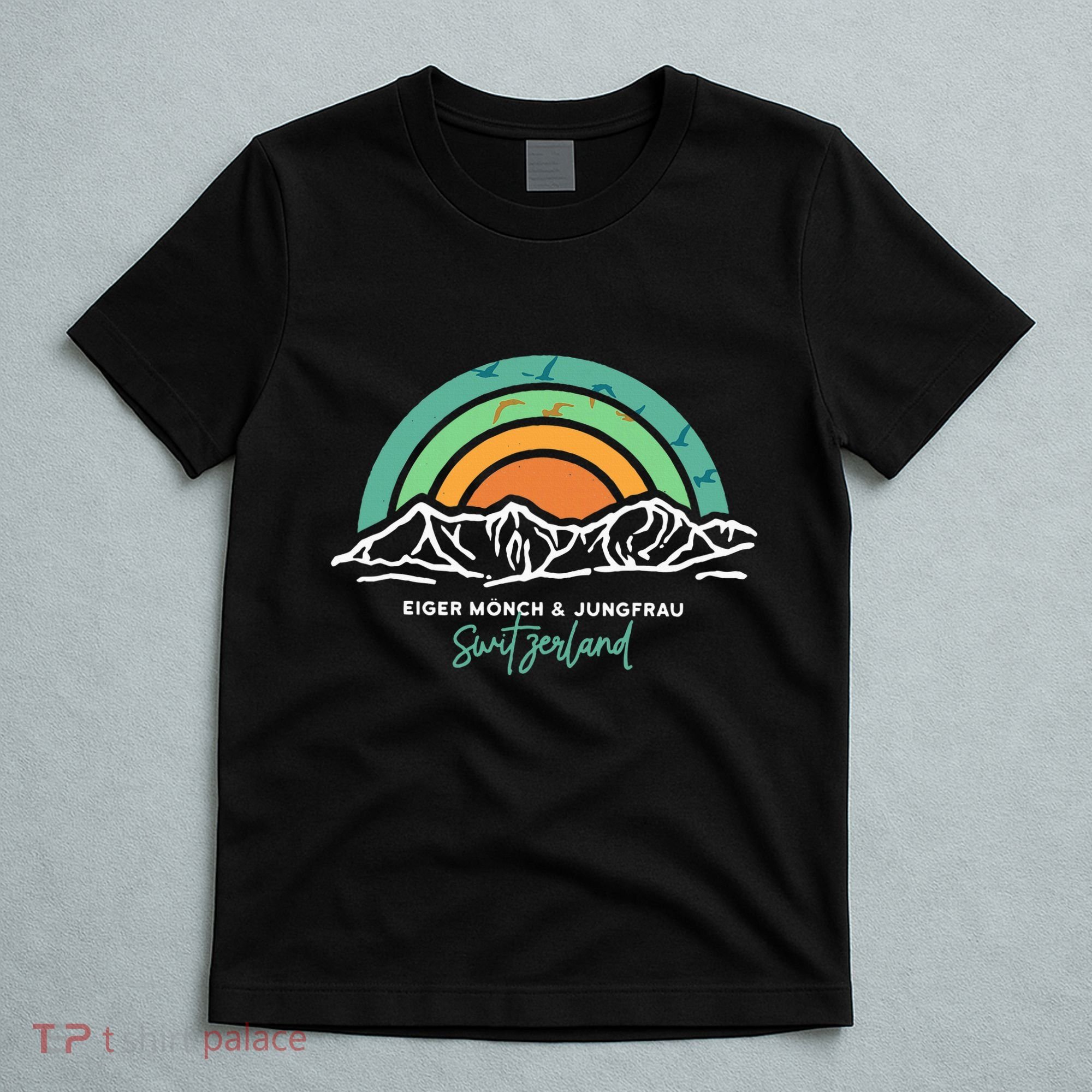 Eiger MöNch Jungfrau Eiger Monk Virgin Mountain Switzerland T-Shirt