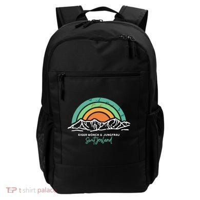 Eiger MöNch Jungfrau Eiger Monk Virgin Mountain Switzerland Backpack