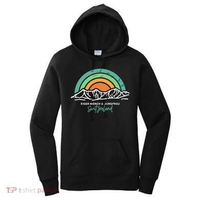 Eiger MöNch Jungfrau Eiger Monk Virgin Mountain Switzerland Women's Hoodie