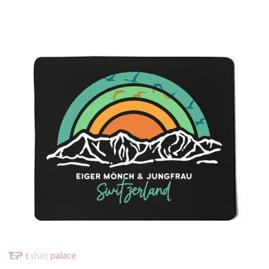 Eiger MöNch Jungfrau Eiger Monk Virgin Mountain Switzerland Mousepad