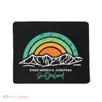 Eiger MöNch Jungfrau Eiger Monk Virgin Mountain Switzerland Mousepad thumb 0