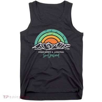 Eiger MöNch Jungfrau Eiger Monk Virgin Mountain Switzerland Tank Top
