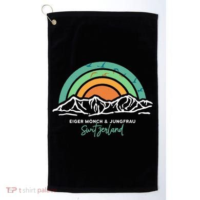Eiger MöNch Jungfrau Eiger Monk Virgin Mountain Switzerland Golf Towel