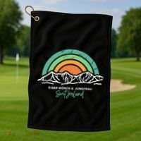 Eiger MöNch Jungfrau Eiger Monk Virgin Mountain Switzerland Golf Towel thumb 1