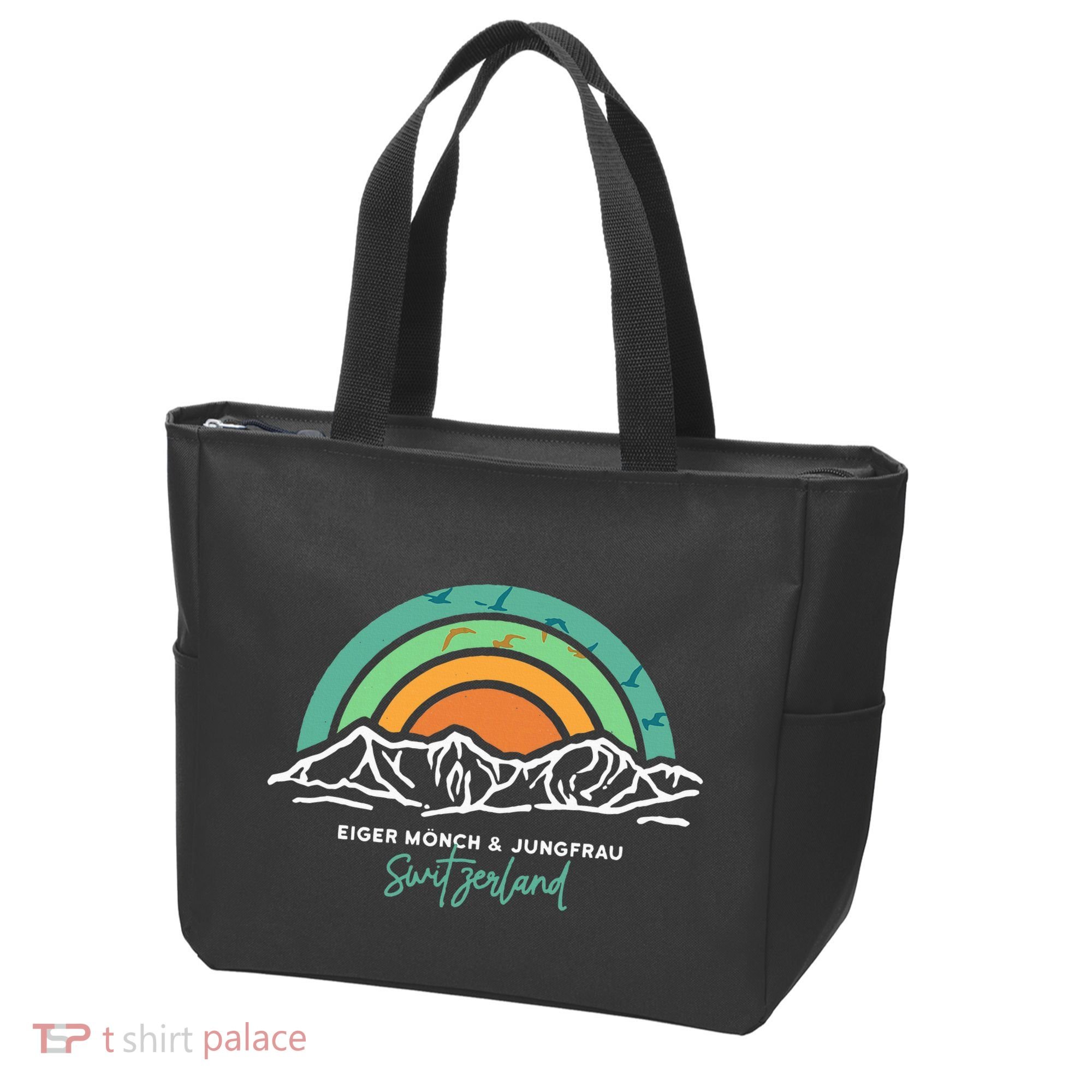 Eiger MöNch Jungfrau Eiger Monk Virgin Mountain Switzerland Tote Bag