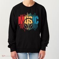 Electronic Music Lover Dj Retro Headphones Women's Sweatshirt thumb 0