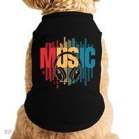 Electronic Music Lover Dj Retro Headphones Doggie Tank thumb 0