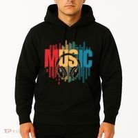 Electronic Music Lover Dj Retro Headphones Hoodie thumb 2