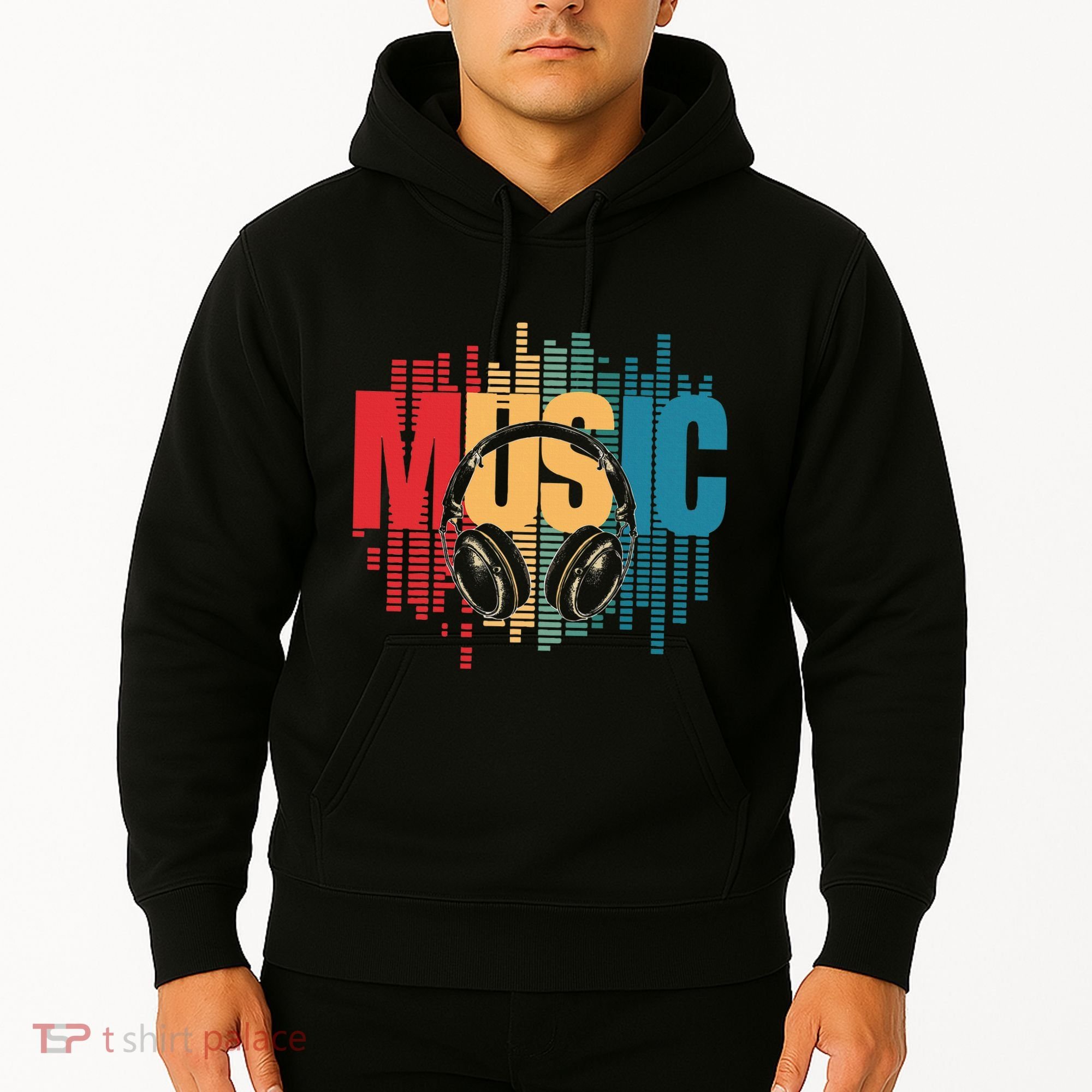 Electronic Music Lover Dj Retro Headphones Hoodie