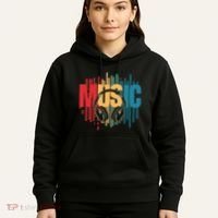 Electronic Music Lover Dj Retro Headphones Hoodie thumb 5