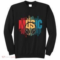 Electronic Music Lover Dj Retro Headphones Sweatshirt thumb 0