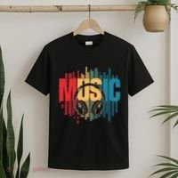 Electronic Music Lover Dj Retro Headphones T-Shirt thumb 2