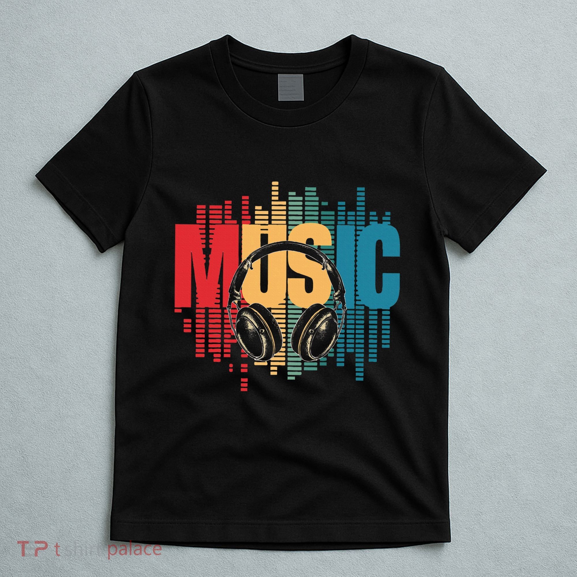 Electronic Music Lover Dj Retro Headphones T-Shirt